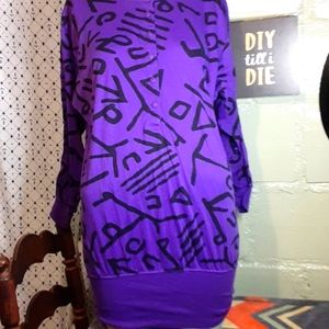 Ladies retro 80,s dress small